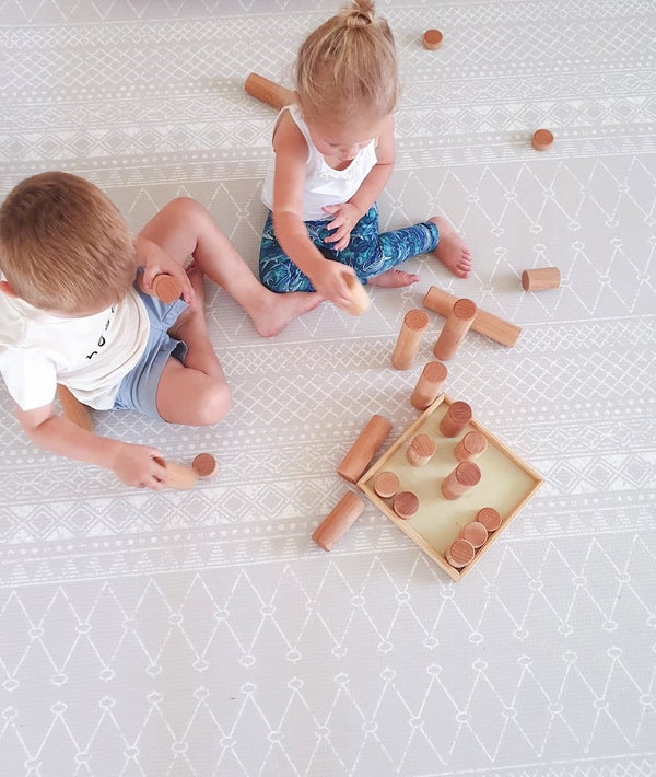 Boho Grey / The Streets - Padded Playmat - Large