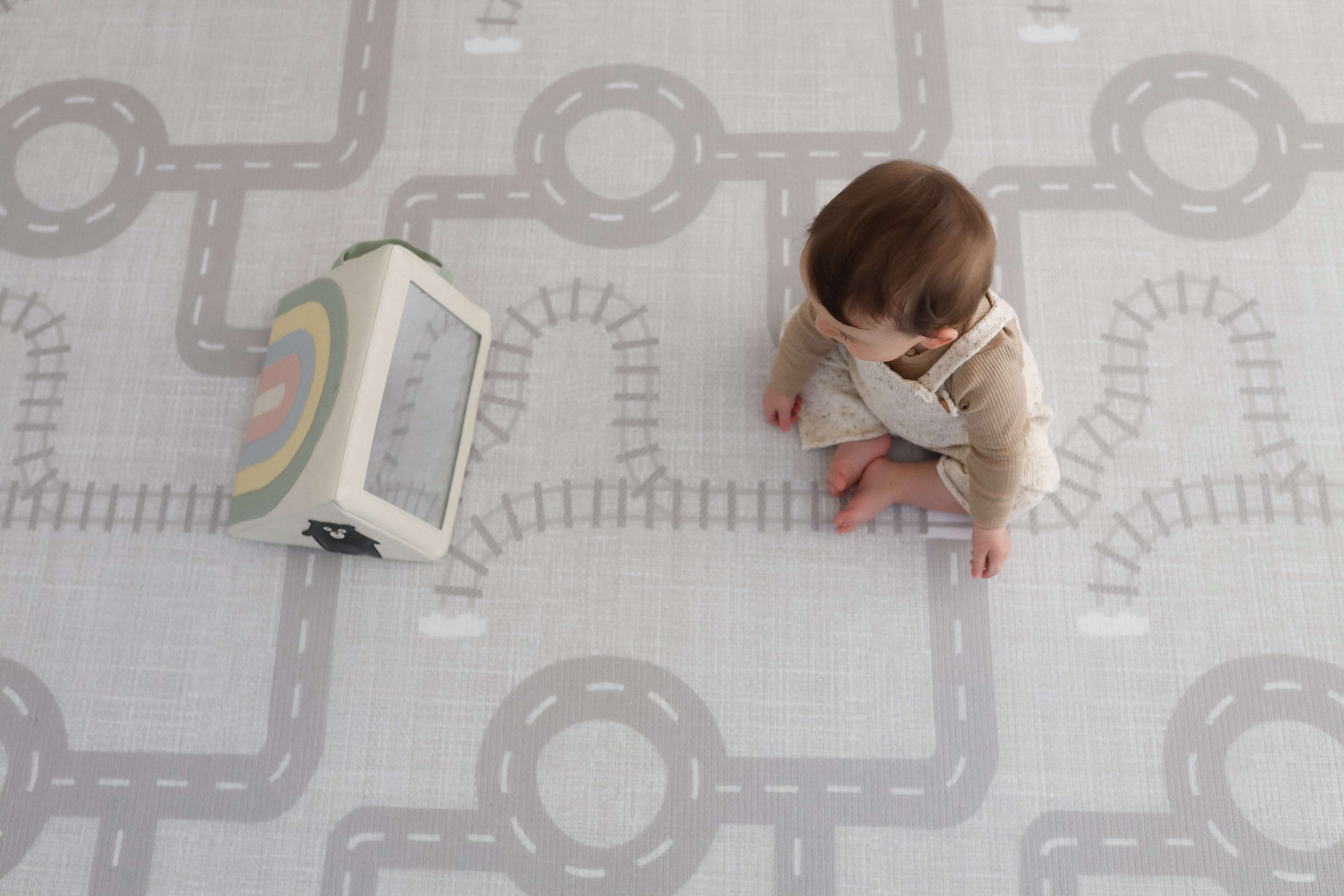 Boho Grey / The Streets - Padded Playmat - Large